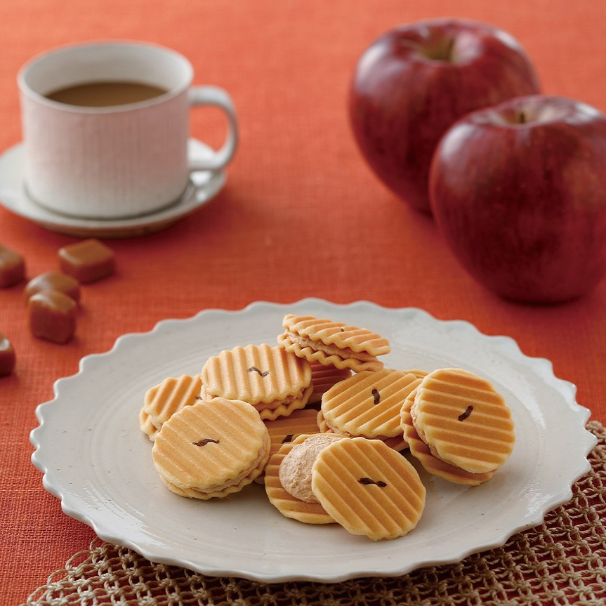 姫千寿せんべい ［キャラメル林檎］　12枚入